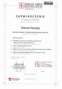 Reaguj Ratuj Patrycja